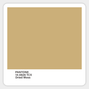 pantone 14-0626 TCX Dried Moss Sticker